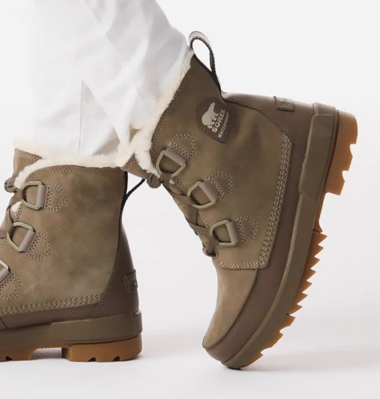 Sorel Dam Vinterkängor Khaki - Tivoli™ Iv Låga - ZMT-920458